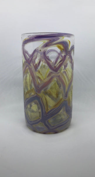 golden amber lavender netted pint cup