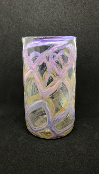 golden amber lavender netted pint cup